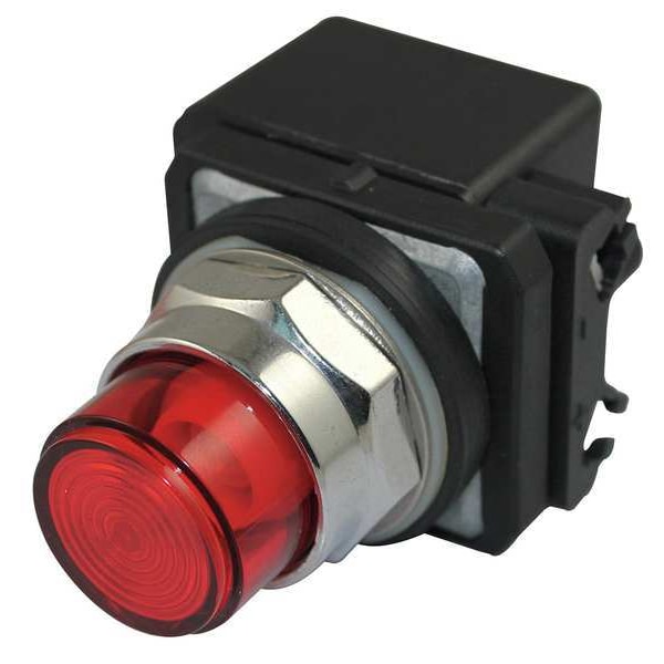 Indicador piloto Dayton, LED, 24V, 30mm, Cromo, RD - 30G382