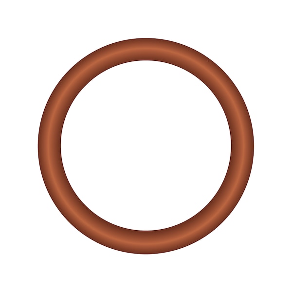 Huyett O-Ring 2-1/8 x 1-7/8 x 1/8 VTN 75Duro - ORV-225-BRN