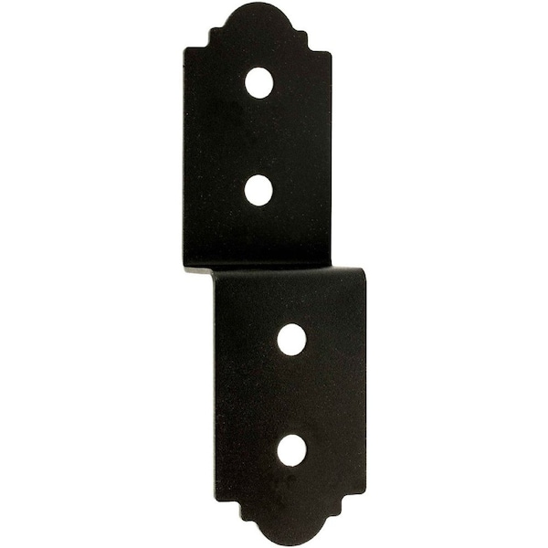 Colección de la Misión de Accesorios para Exteriores de Simpson Strong-Tie 5 pulgadas ZMAX, Amarre para Viguetas de Cubierta en Negro - APDJT1.75-6