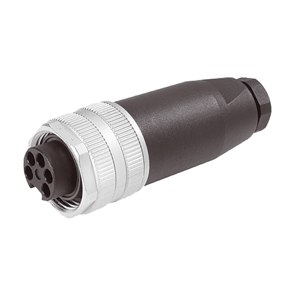 Murr Elektronik 7/8'' HEMBRA 0° DE CAMPO CONECTOR DE TORNILLO, sección de sujeción de 5 pines 6-8 mm - 7000-78201-0000000