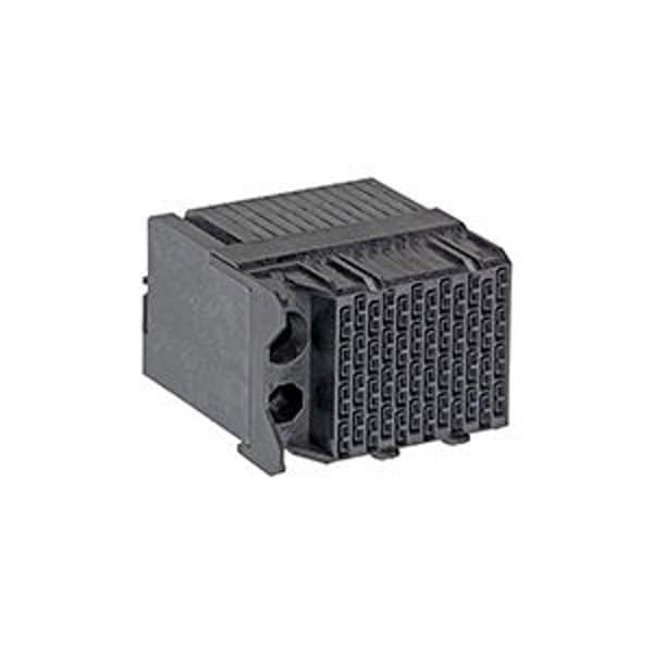 Conector de tablero Molex, 144 contactos, 12 filas, hembra, ángulo recto, paso de 0.075 pulgadas, presión ajustada - 1713203022