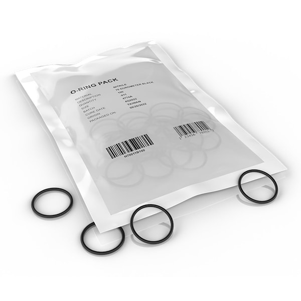 Apg Buna-N, 70 Durometer, Black, No 015, 100PK - SB-H70015-100