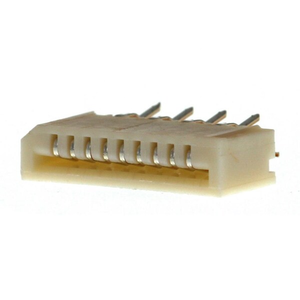 Conector FFC/FPC Molex, 9 contactos, 1 fila, hembra, recto, paso de 0.039 pulgadas, terminal de soldadura - 528060910.
