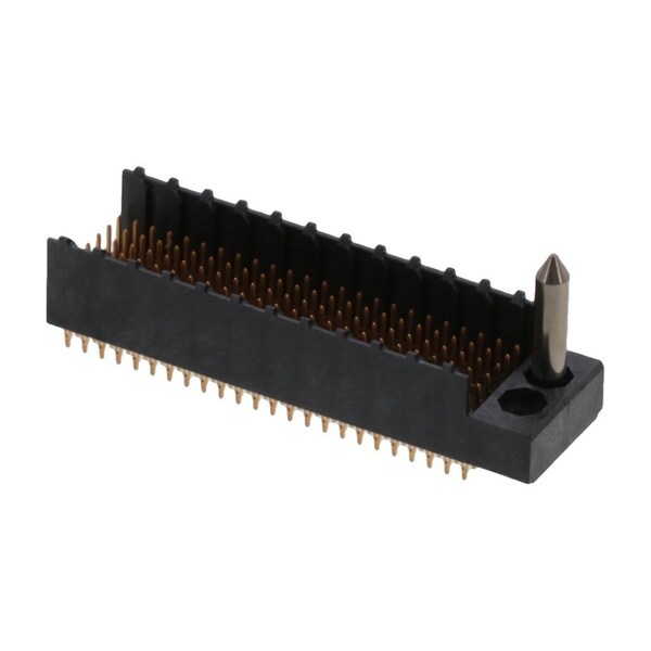 Conector de tarjeta Molex, 144 contactos, 6 hileras, macho, recto, paso de 0.079 pulgadas, terminal de ajuste por presión - 736441016