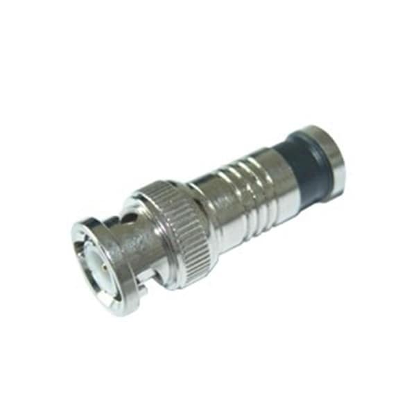 Conector de compresión BNC Dynamicfunction RG6 con pasador en una bolsa - 50 piezas - Bolsa - DY2991720