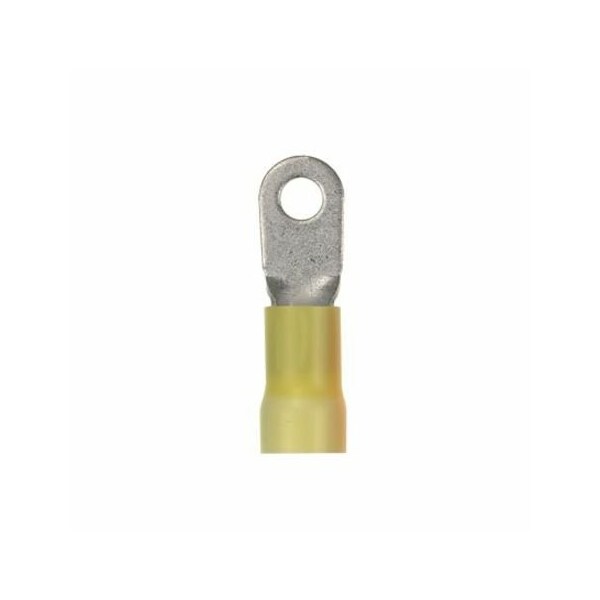 Terminal de anillo de vinilo de 4 AWG Panduit, 3/8" de diámetro de perno, PK20, Voltaje Máx.: 600V - PV4-38R-E