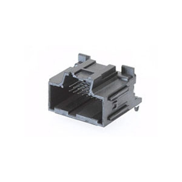 Conector de placa Molex, 20 contactos, 2 filas, macho, ángulo recto, paso de 0.1 pulgadas, terminal de soldadura - 346910200