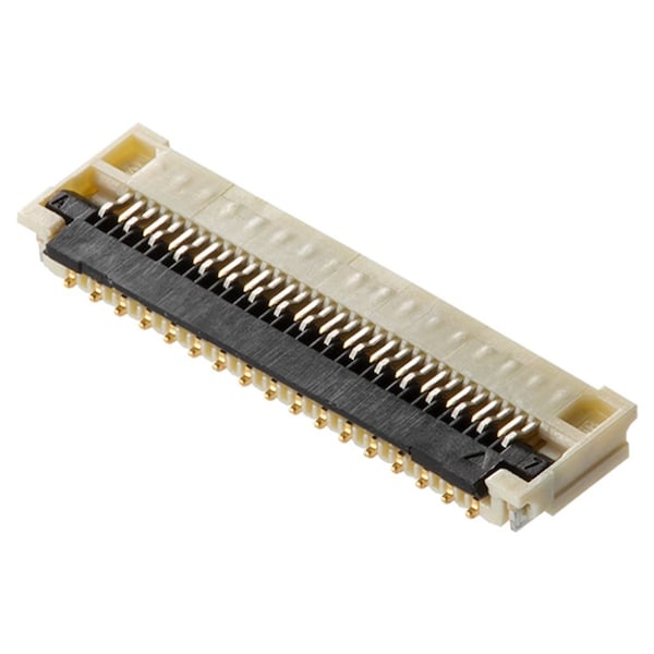 Conector Ffc/Fpc Molex, 39 Contactos, 1 Hilera, Hembra, Ángulo Recto, Espaciado de 0.010 Pulgadas, Montaje en Superficie - 5020783910
