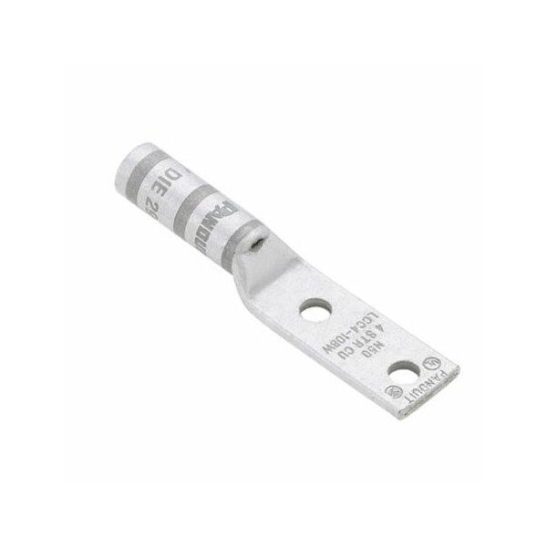 Terminal de compresión de cobre Panduit, de 2 orificios, #4 AWG f - LCCX4-14CE-L