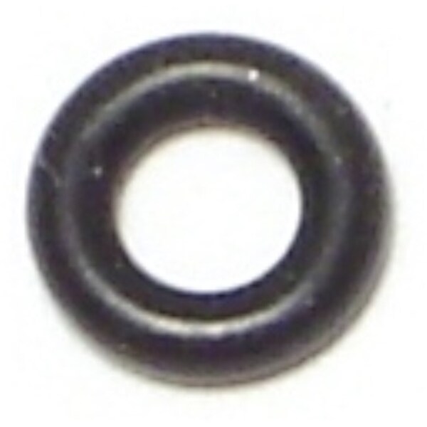 Midwest Fastener 4mm x 8mm x 2mm Rubber O-Rings 10PK - 64882