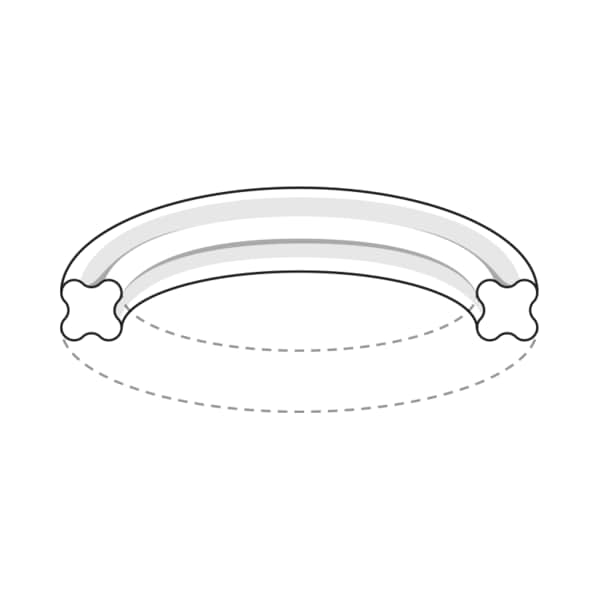 Usa Industrials X-Profile Buna-N O-Ring, Dash 016, PK100 - ZUSAQH70016