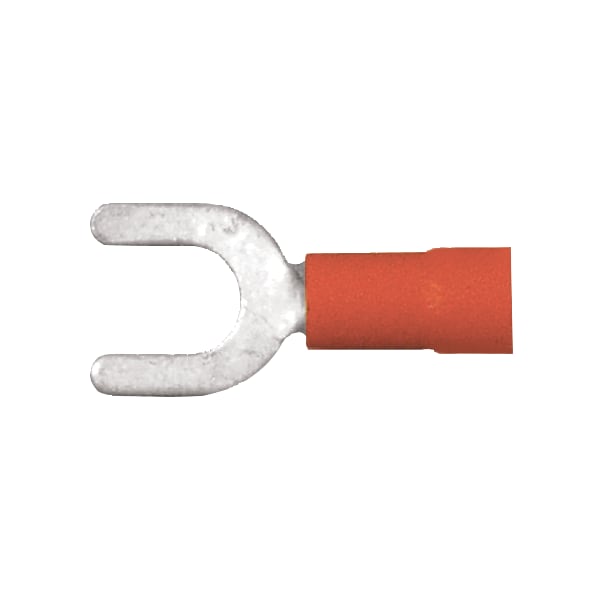 Terminal de pala de PVC para cable AWG 12-10, terminal de estudio #10, paquete de 100 unidades - 160426-100