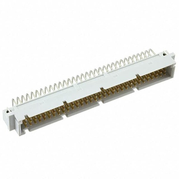 Conector Euro de placa FCI, 96 contactos, 3 filas, macho, ángulo recto, terminal de soldadura - 86093967113H55SRLF