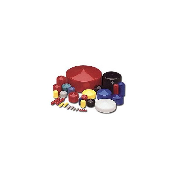 Stockcap 0.125'' x 0.750'' Black Short Cap, 5100PK - 751565