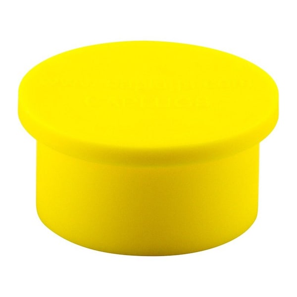 Caplugs CAP YELLOW LDPE, 1000PK - AS138-18A