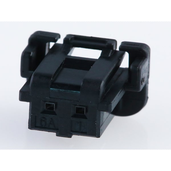 Conector de placa Molex, 2 contactos, 1 fila, hembra, paso de 0.079 pulgadas, terminal de engarce, bloqueo - 5023510201
