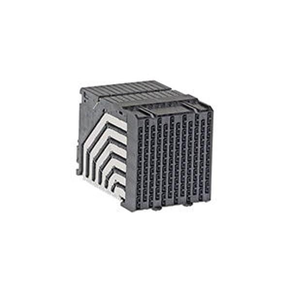 Conector de placa Molex, 144 contactos, 12 filas, hembra, ángulo recto, paso de 0.094 pulgadas, montaje a presión - 1715001022