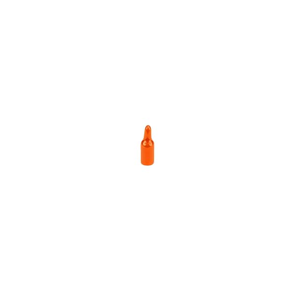 Ty-Flot Cap, 11/16 in, Orange, PK100 - EZ67712OR