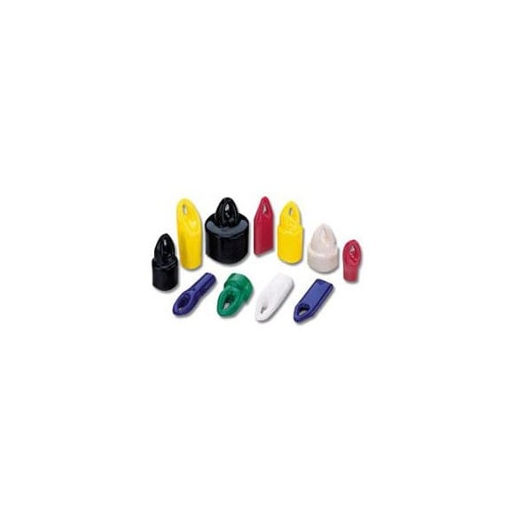 Stockcap Hanger Caps-2.000-1.000-0.060-746-89-BLACK, 100PK - 782652