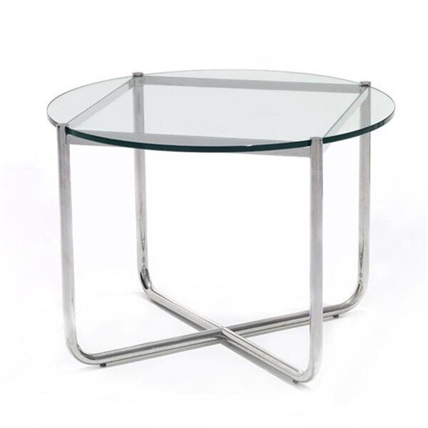 Daphnes Dinnette Infinity  Outdoor Patio  Side Table with 5 cm Glass - DA1186922