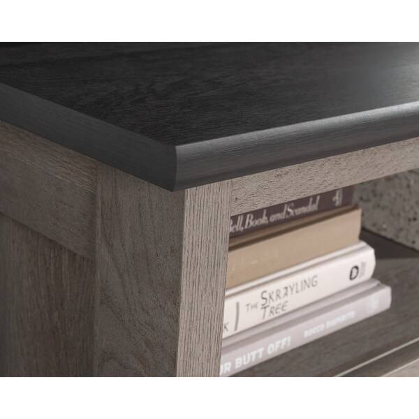 Sauder August Hill Corner Entert Stand Myo , Accommodates up to a 50 in. TV weighing 50 lbs - 433855