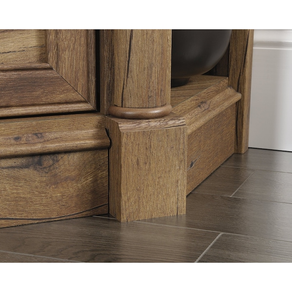 Sauder Palladia Corner Enter Cred Vo A2 , Accommodates up to a 60 in. TV weighing 95 lbs - 420714