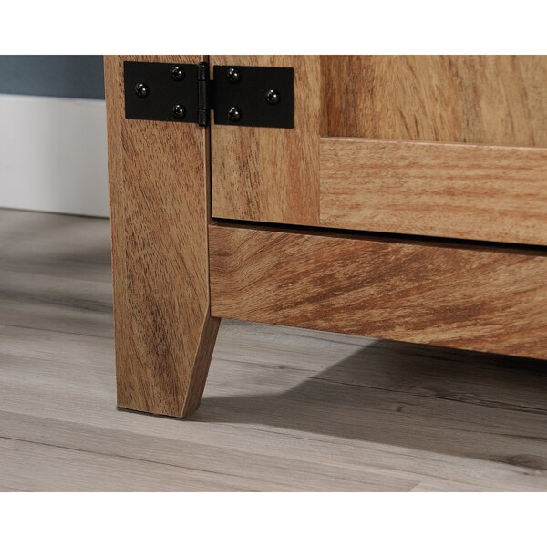 Sauder Entertainment Credenza Sma , Accommodates up to a 70 in. TV weighing 95 lbs - 429516