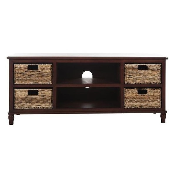 Safavieh Rooney Tv Unit- Cherry - 20.1 X 15.7 X 47.2 In. - AMH5745C