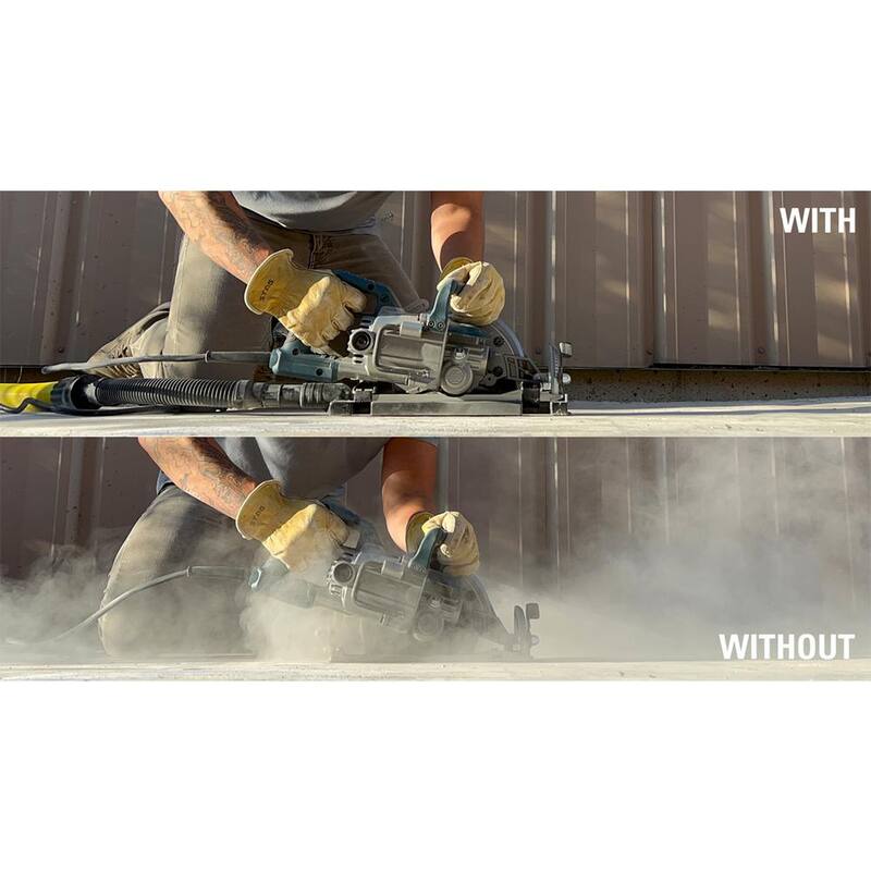 Dustless Technologies DustBuddie - Cubierta universal para polvo de sierra circular Worm Drive - D4000