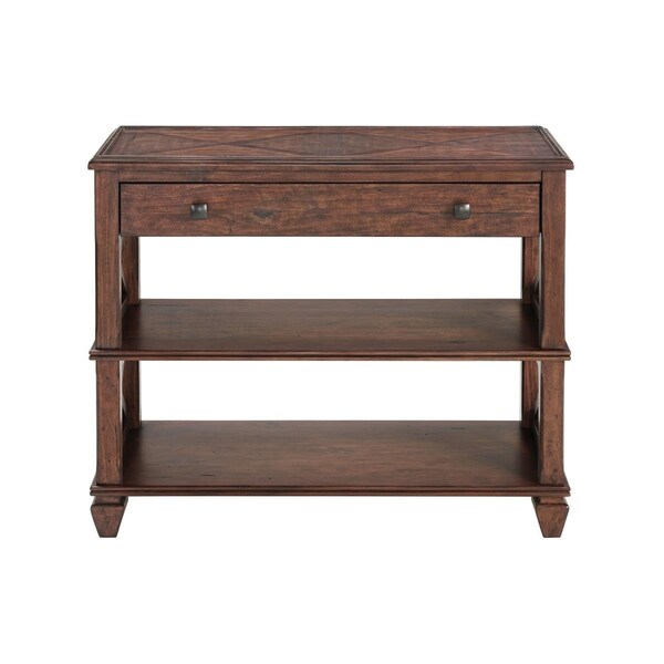 Kd Cama De Bebe 36 in. Stockbridge Wood Sofa & TV Console with Drawer - KD3239658