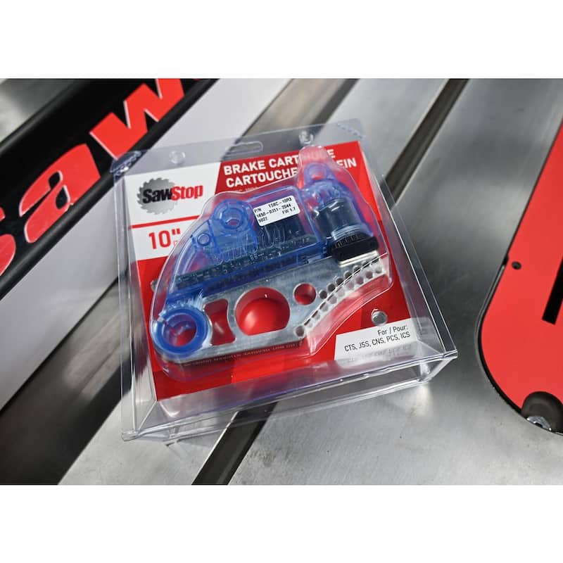 Cartucho de freno para sierra de mesa SawStop para hojas de 10 pulgadas - TSBC-10R3 - Equivalente a TSBC-10R2 - TSBC-10R3