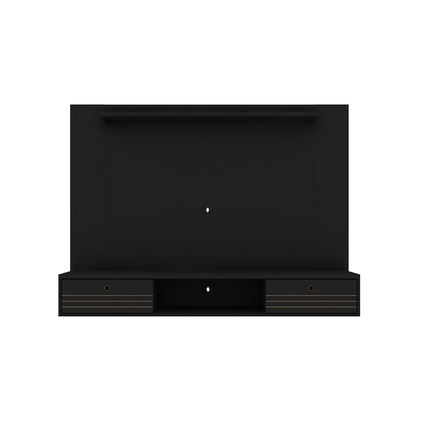 Manhattan Comfort Liberty 70.86 Floating Entertainment Center, Black - 235BMC8