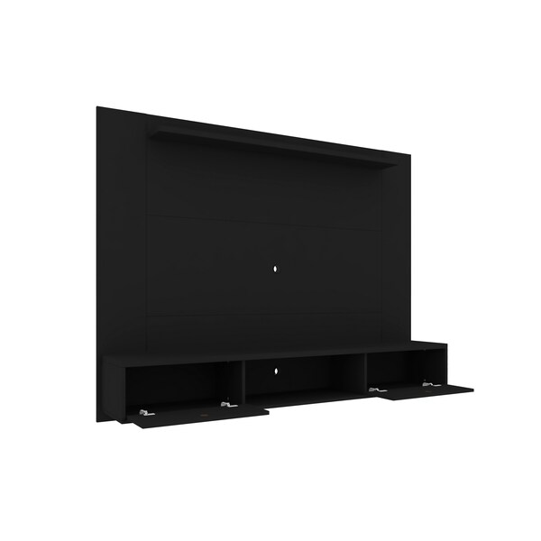 Manhattan Comfort Liberty 70.86 Floating Entertainment Center, Black - 235BMC8