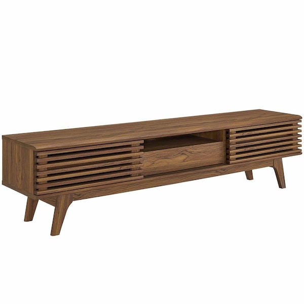 Modway Furniture 70 in. Render TV Stand Walnut - EEI-3305-WAL-WAL
