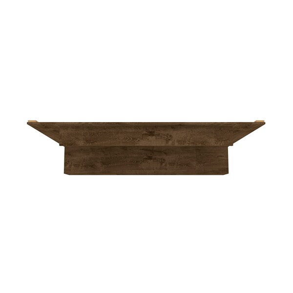 Manhattan Comfort Liberty 70.86 Floating Entertainment Center, Rustic Brown - 235BMC9