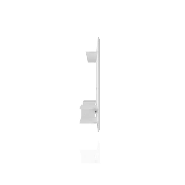 Manhattan Comfort Plaza 64.25 Floating Entertainment Center, White - 224BMC6