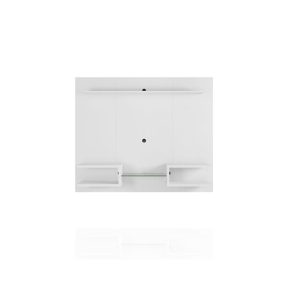 Manhattan Comfort Plaza 64.25 Floating Entertainment Center, White - 224BMC6