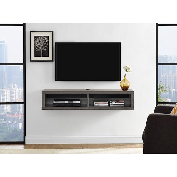 Martin Furniture 48" Shallow Wall Mounted Audio/Video Console - IMSE350S