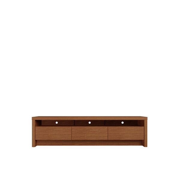 Manhattan Comfort Sylvan 70.86" TV Stand with 3-Drawers in Maple Cream - 224052