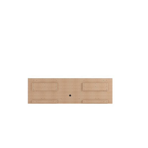 Manhattan Comfort Astor 70.86 Floating Entertainment Center, Off White - 222BMC1