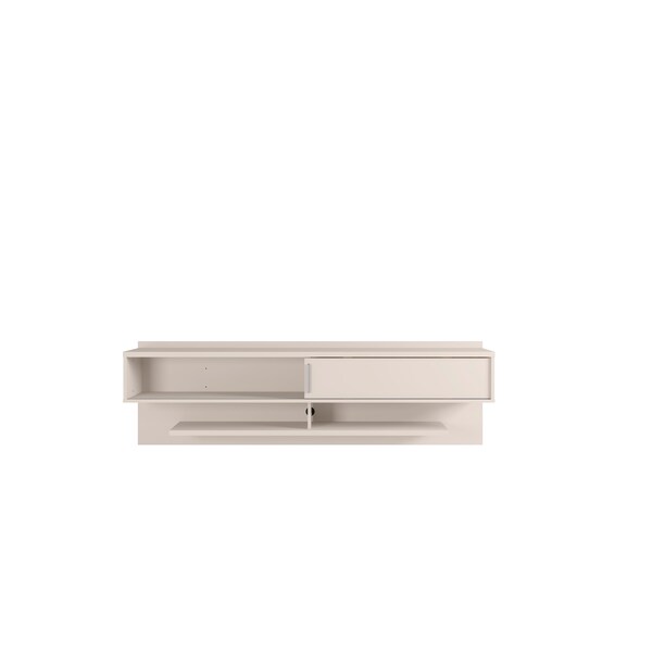 Manhattan Comfort Astor 70.86 Floating Entertainment Center, Off White - 222BMC1