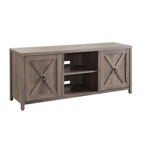 Hudson & Canal Henn & Hart TV0401 Granger Gray Oak TV Stand - 24 x 58 x 15.75 in. - TV0401