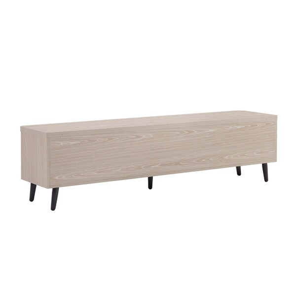 Manhattan Comfort Jodie TV Stand in Whitewashed Oak - TV003-OK