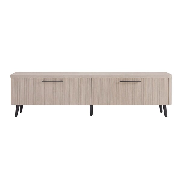 Manhattan Comfort Jodie TV Stand in Whitewashed Oak - TV003-OK