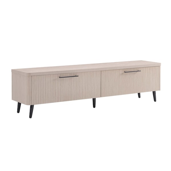 Manhattan Comfort Jodie TV Stand in Whitewashed Oak - TV003-OK