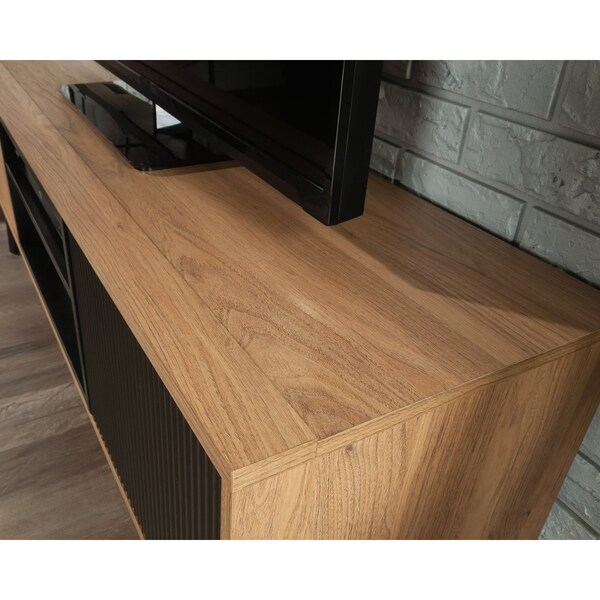 Sauder Ambleside Credenza Sw , Accommodates up to a 60 in. TV weighing 70 lbs - 431600