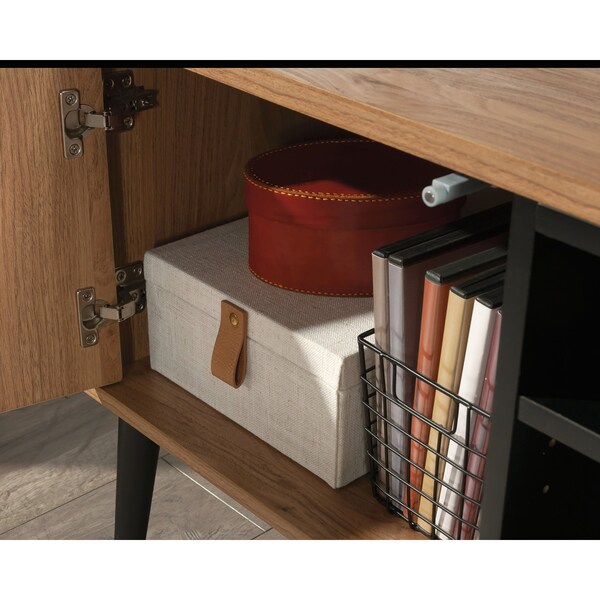Sauder Ambleside Credenza Sw , Accommodates up to a 60 in. TV weighing 70 lbs - 431600