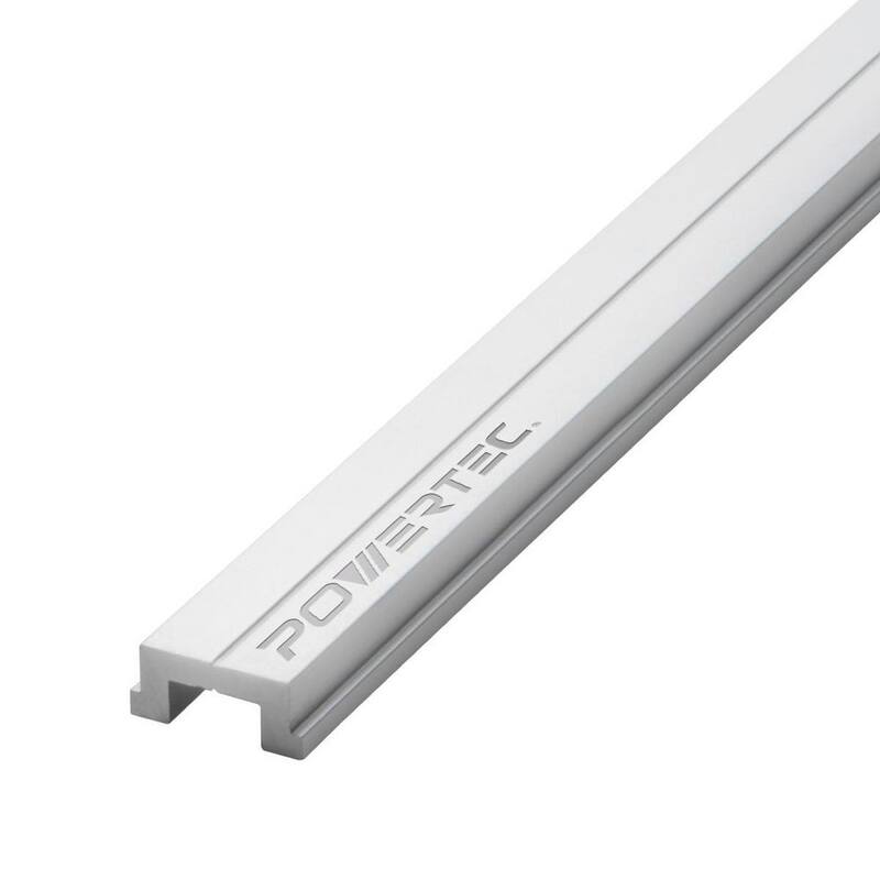 Barras en T de aluminio de 48 pulgadas para inglete de POWERTEC - 71146