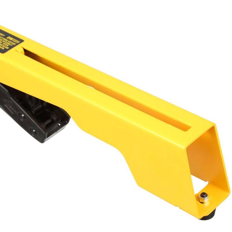 Soporte para herramientas de estación de sierra ingleteadora DEWALT con soportes de montaje, soporte de material para sierra ingleteadora y topes de corona para sierra ingleteadora - DW7231WDW7029