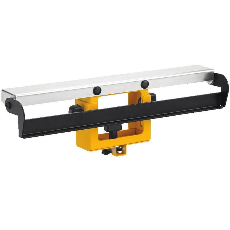 Soporte para herramientas de estación de sierra ingleteadora DEWALT con soportes de montaje, soporte de material para sierra ingleteadora y topes de corona para sierra ingleteadora - DW7231WDW7029